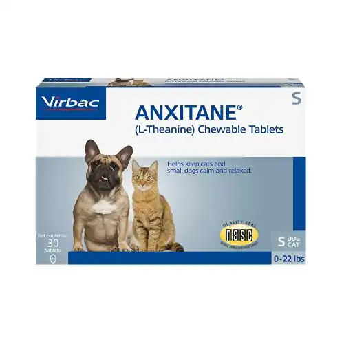 Virbac Anxitane Tablets, Small Dog/Cat, 50mg, 30 Count