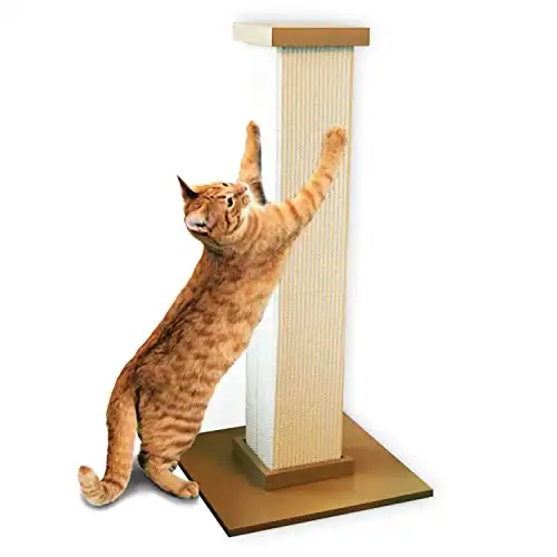 SmartCat Ultimate Scratching Post- Beige, Large (32-Inch)