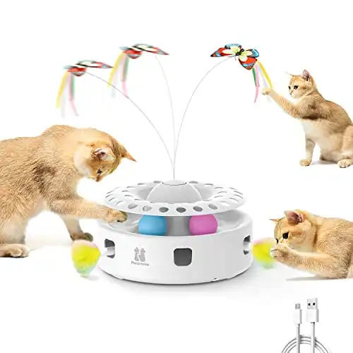 Potaroma Kedi Oyuncakları 3'ü 1 Arada Otomatik İnteraktif Yavru Kedi Oyuncağı