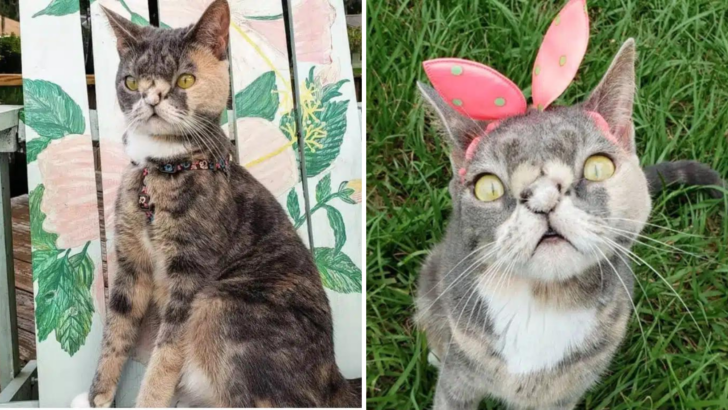 Stray Cat Was Almost Put Down Because She Was “Ugly” But This Woman Saved Her