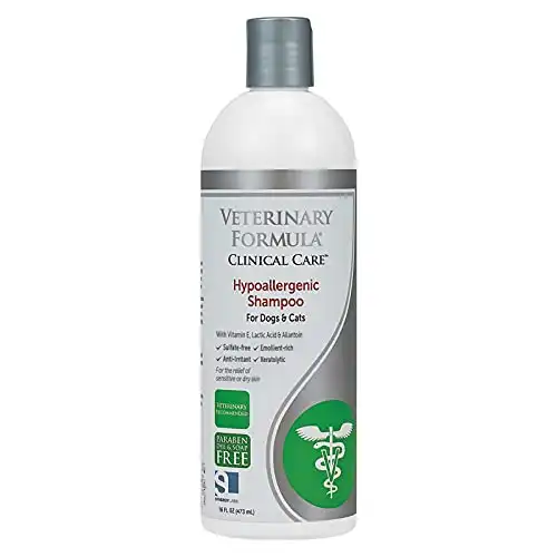 Veterinary Formula Clinical Care Hypoallergenic Shampoo for Dogs and Cats