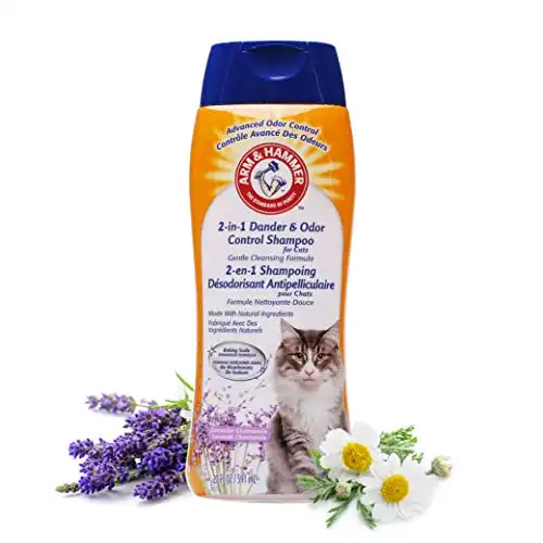 Arm & Hammer 2-in-1 Deodorizing & Dander Reducing Shampoo for Cats