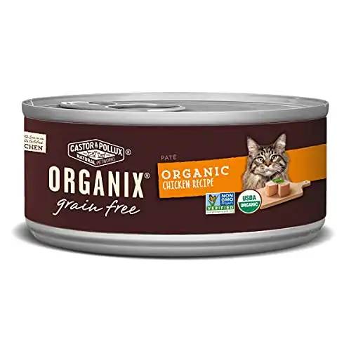 Castor & Pollux Organix Grain Free Organic Chicken Recipe All Life Stages Canned Cat Food