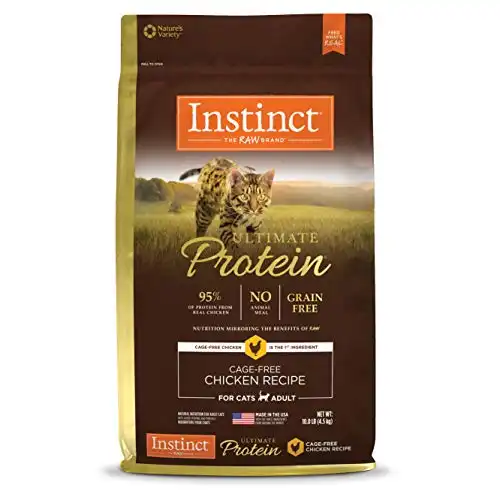 Instinct Ultimate Protein Tahılsız Kafessiz Tavuk Tarifli Doğal Kuru Kedi Maması