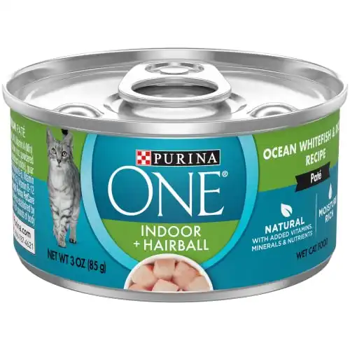Purina ONE Indoor, Natural, High Protein Pate Wet Cat Food