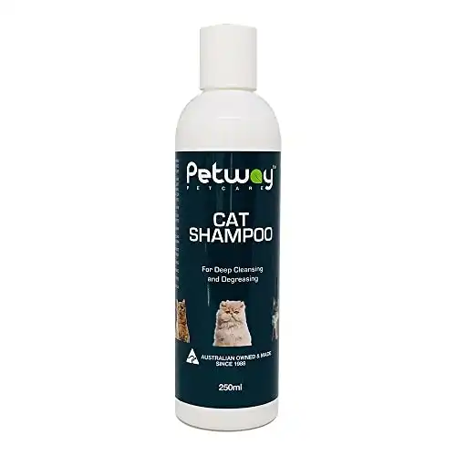 Petway Petcare Kedi Şampuanı, Derinlemesine Temizleme ve Yağdan Arındırma için Kepek Karşıtı Şampuan