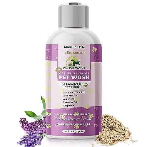 5 in 1 Oatmeal Lavender-Lilac Pet Shampoo and Conditioner