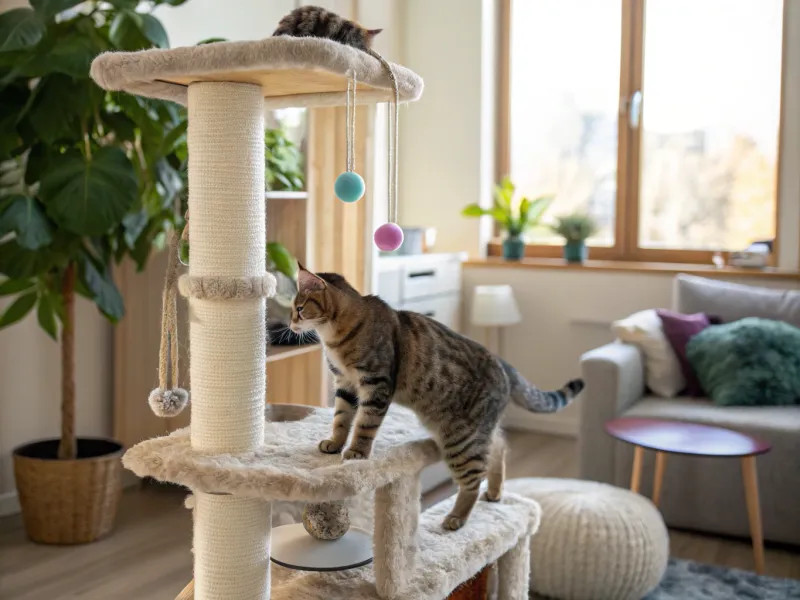 Distract with a Cat Tree