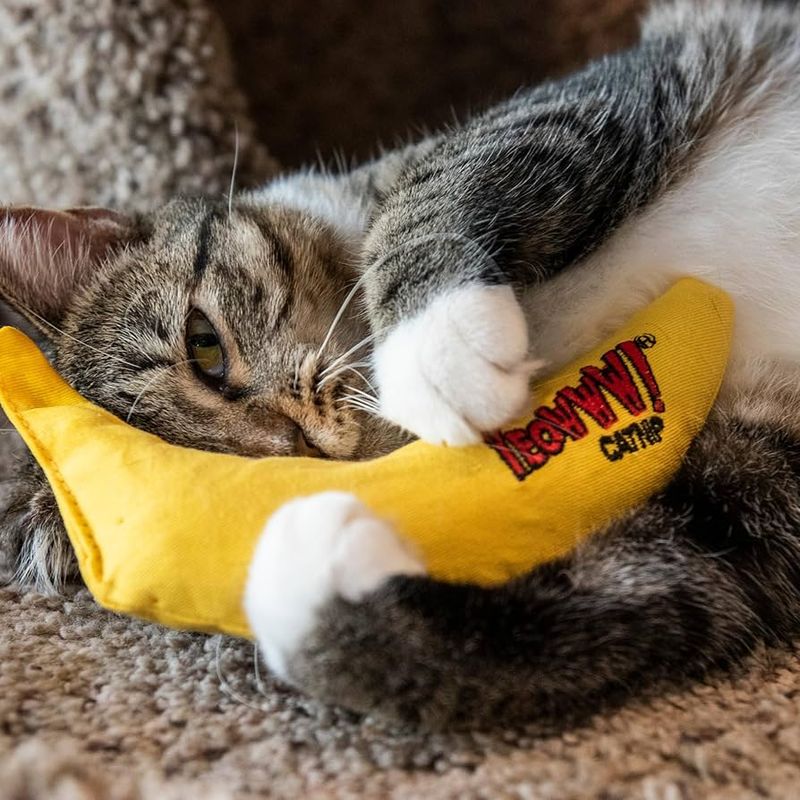 Catnip Yellow Banana Toy