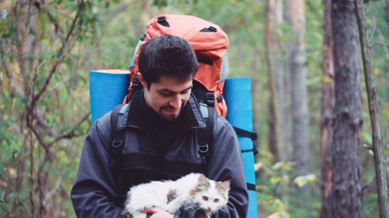 Feral Cat Guides Lost Hiker Back to Civilization