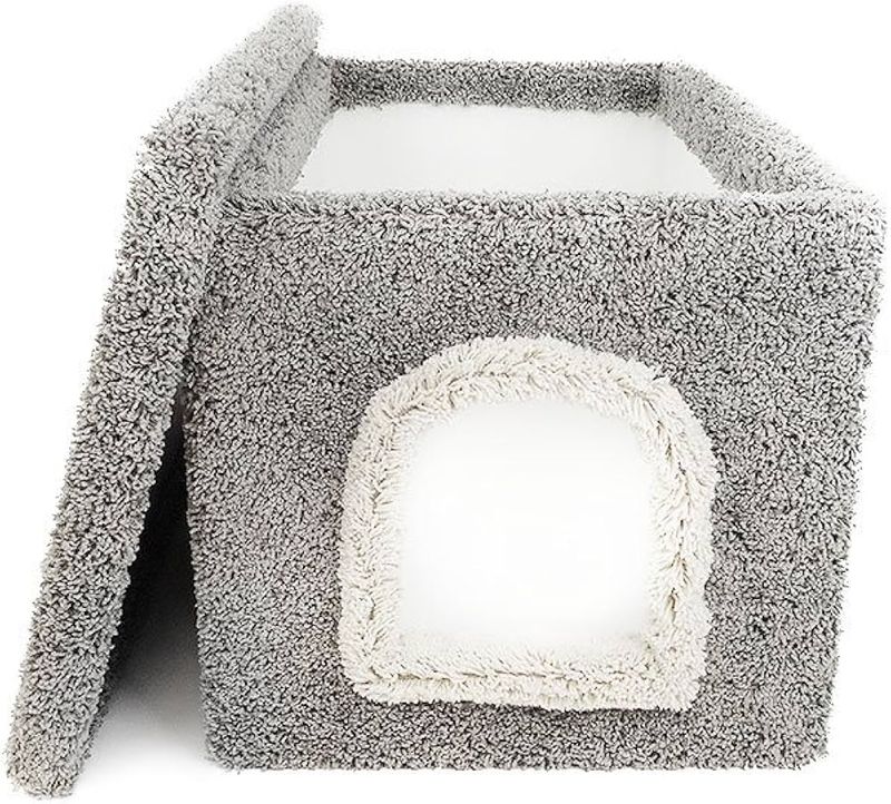 New Cat Condos Premier Litter Box Enclosure Cat Tree