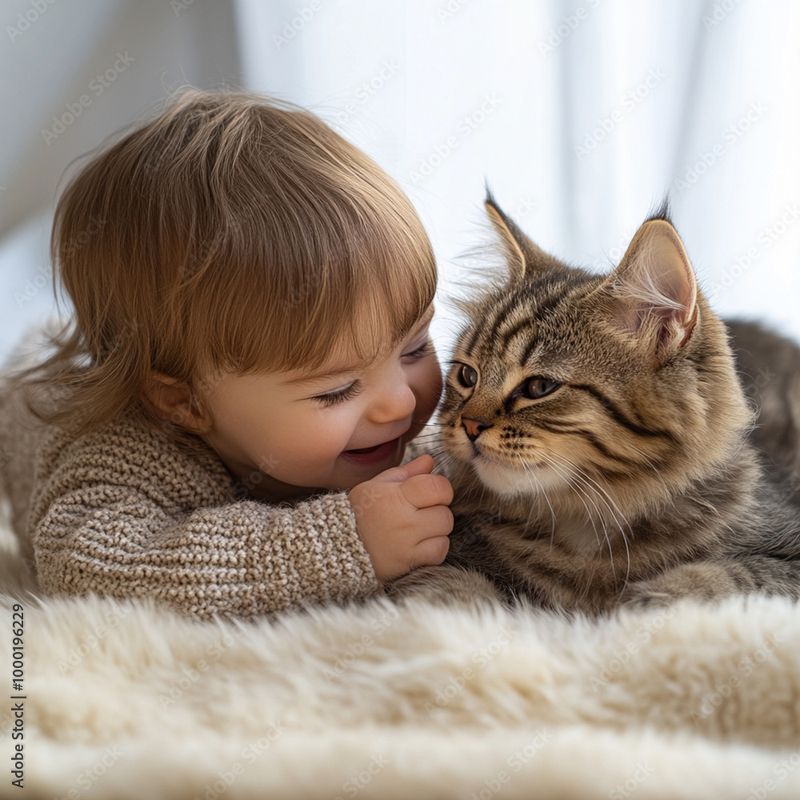 Tabby Cats and Children