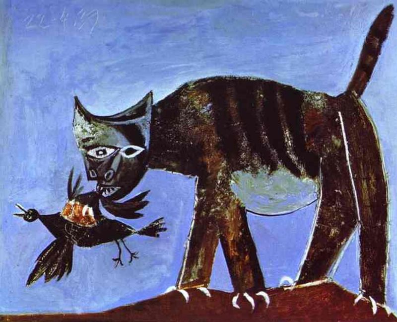 Pablo Picasso – Cat Catching a Bird (1939)