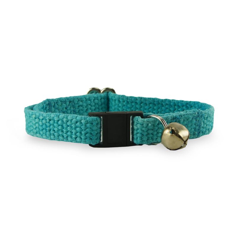 Purrfect Play Hemp Cat Collar with Bell