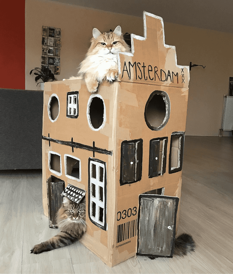 Recycled Cardboard Castle