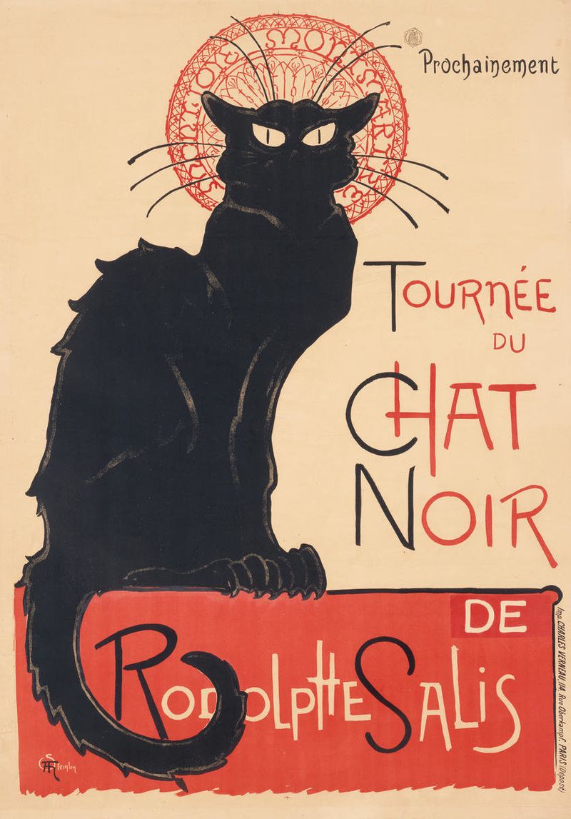 Théophile Steinlen – Tournée du Chat Noir (1896)