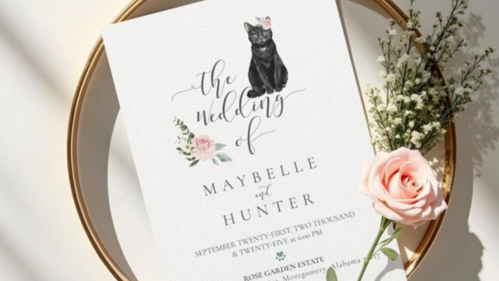 7 Adorable Ways to Include Your Cat in Your Wedding Day