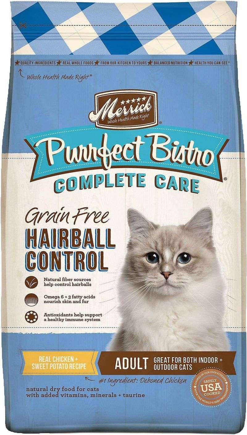 Merrick Purrfect Bistro Complete Care Hairball Control Dry Cat Food