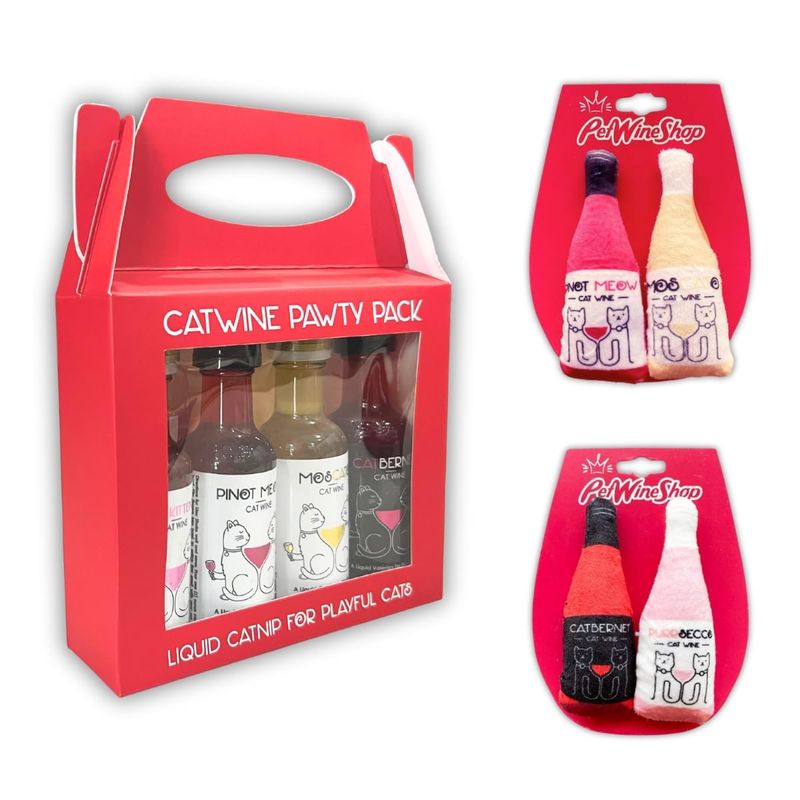 Cat Wine and Champagne