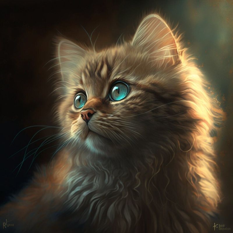 AI-Generated Cat Portraits