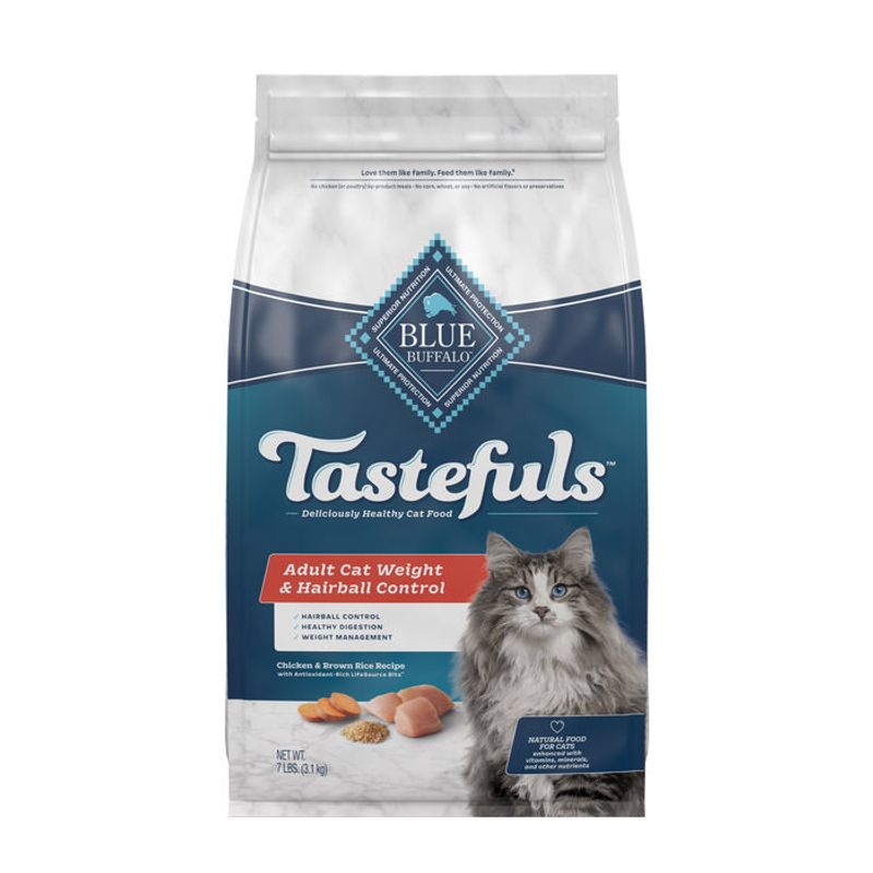Blue Buffalo Indoor Hairball & Weight Control Chicken & Brown Rice Recipe