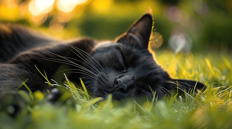 Soft Grass for Cat Naps