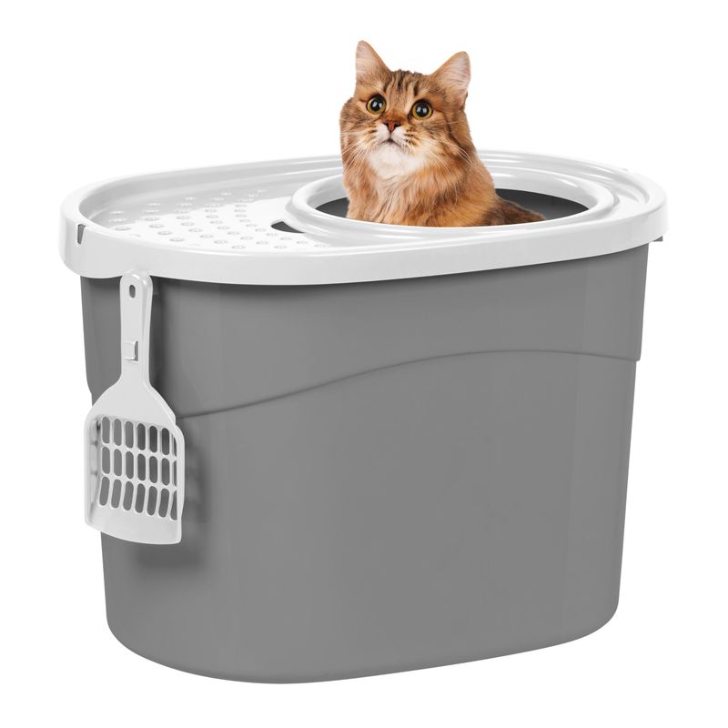 IRIS Top Entry Cat Litter Box