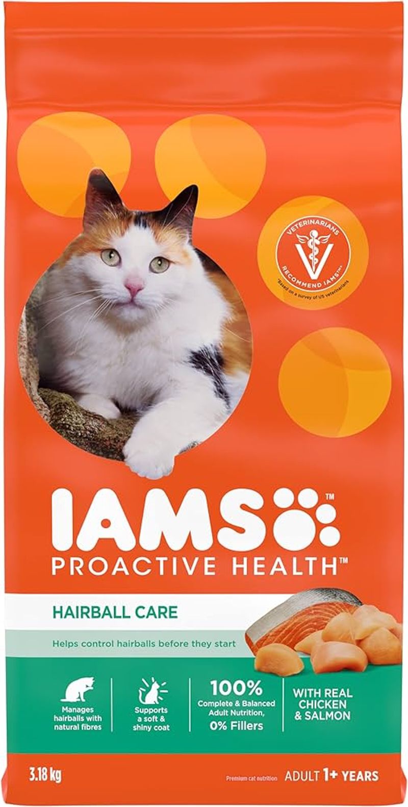 IAMS ProActive Health Adult Hairball Care Dry Cat Food
