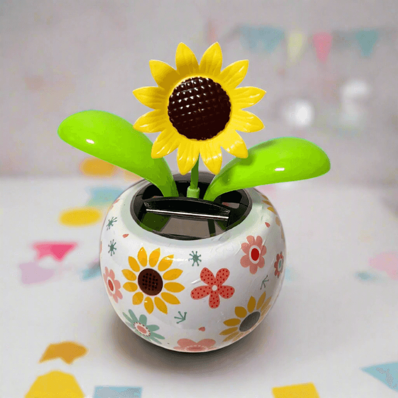 Solar-Powered Dancing Flowers