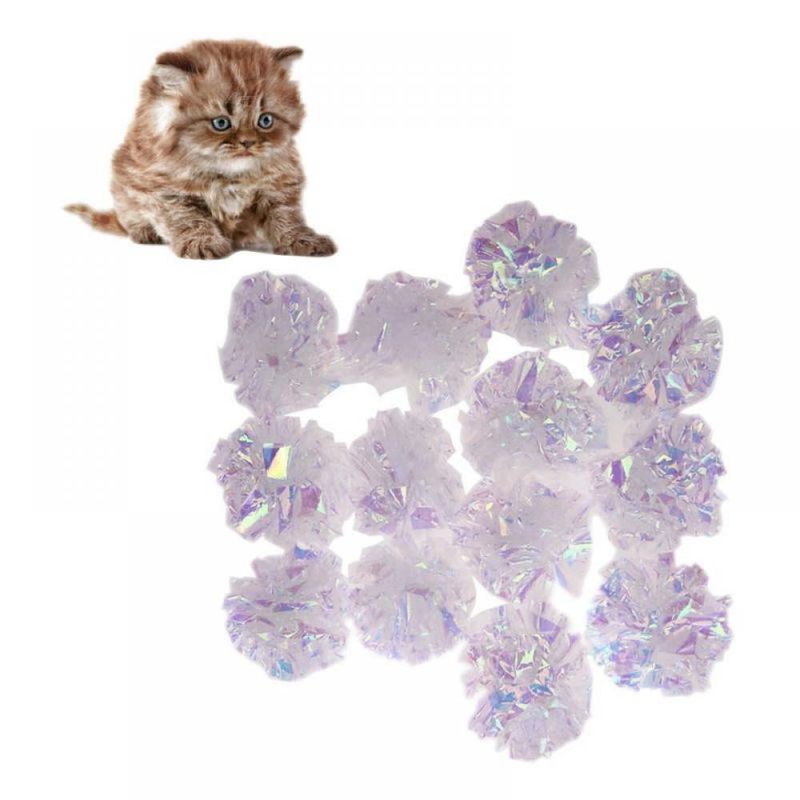 Catnip-Infused Crinkle Balls (10-Pack)