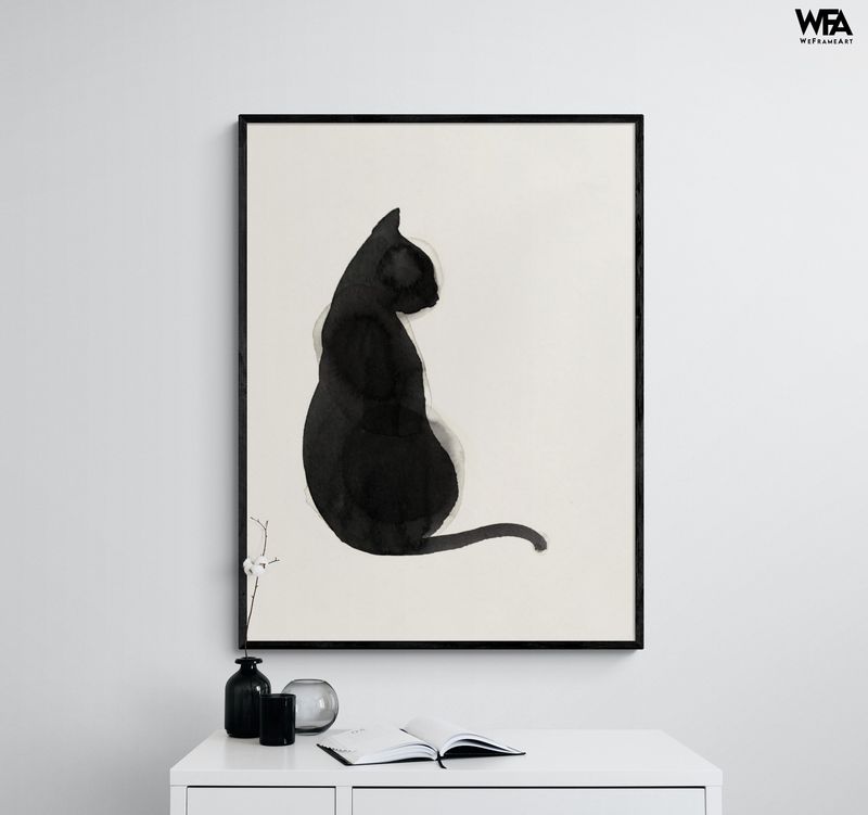 Elegant Cat Silhouette Wall Art