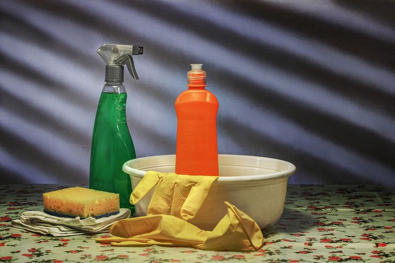 Using Strong-Scented Cleaning Products