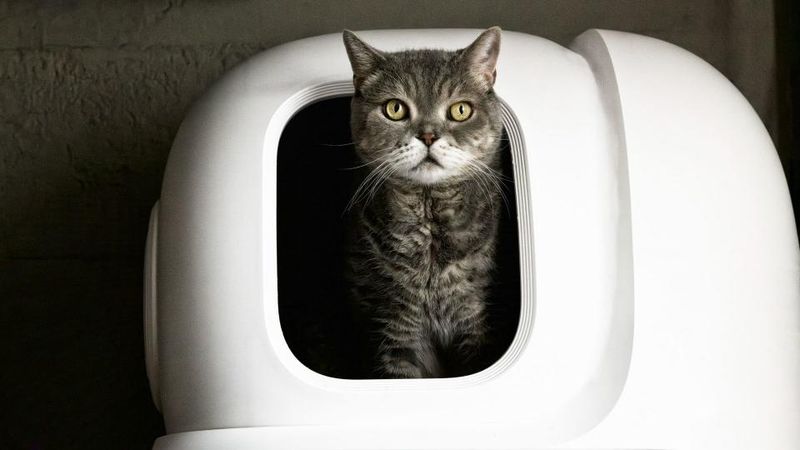 You're pretty good at filling my food dish, but the mystery of the litter box still confuses you.