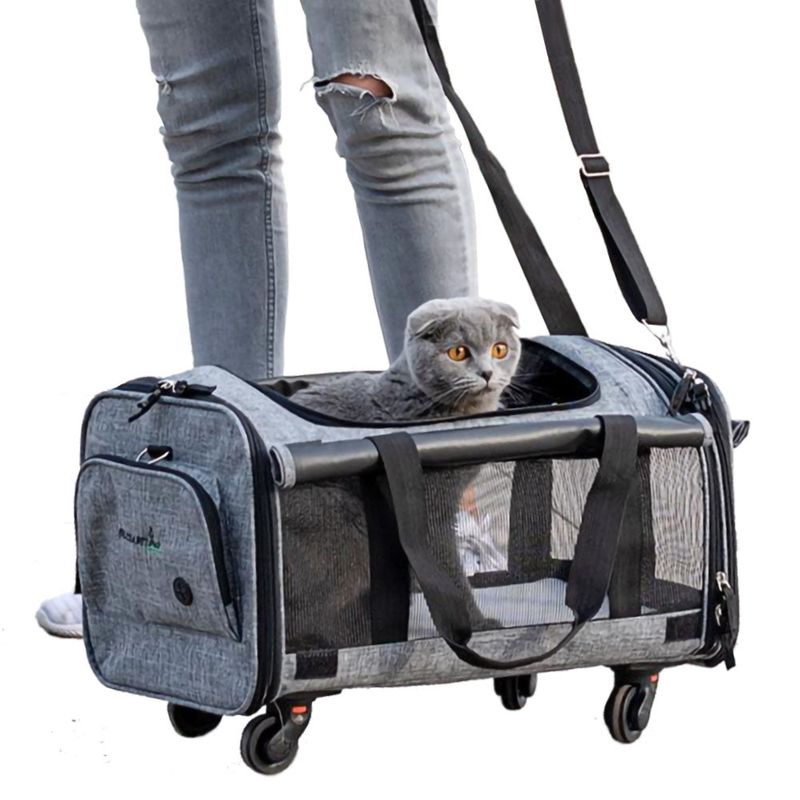 Cat Carrier with Wheels