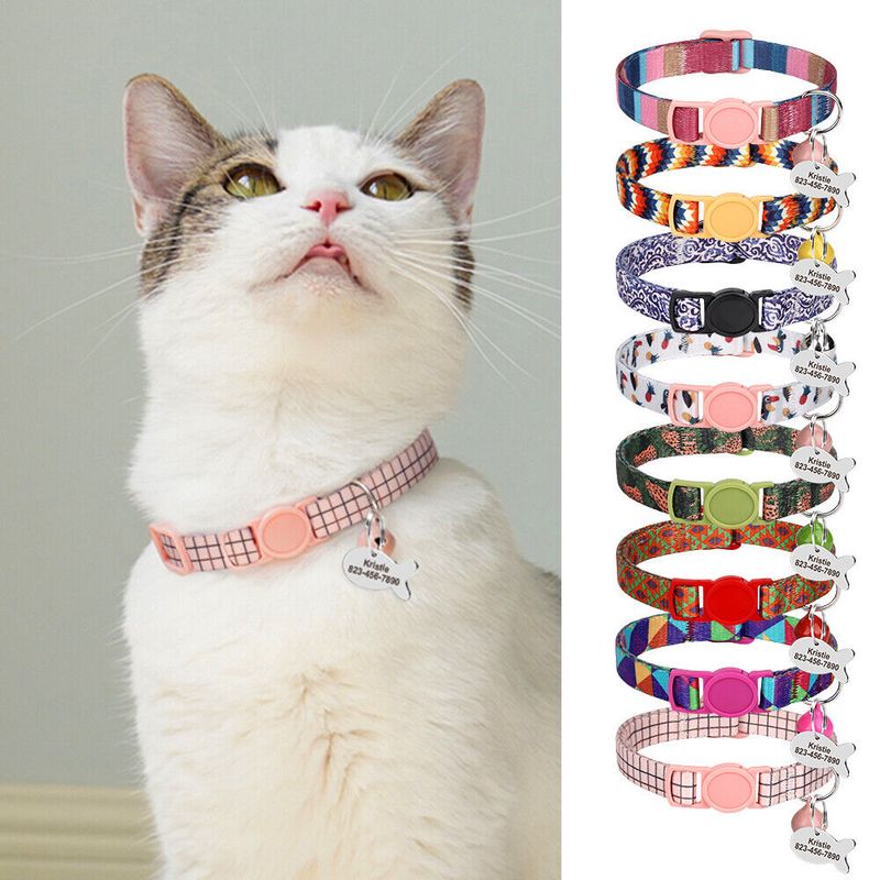 Cat Collar with ID Tag