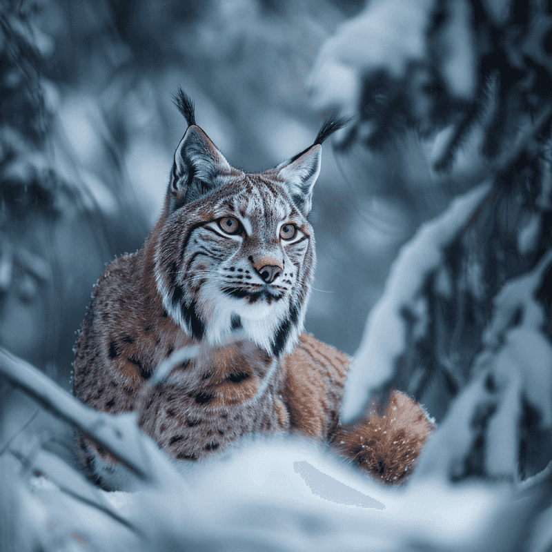 Eurasian Lynx: Forest Phantom