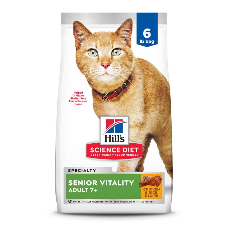 Hill's Science Diet Senior Vitality 7+ Dry Cat Food