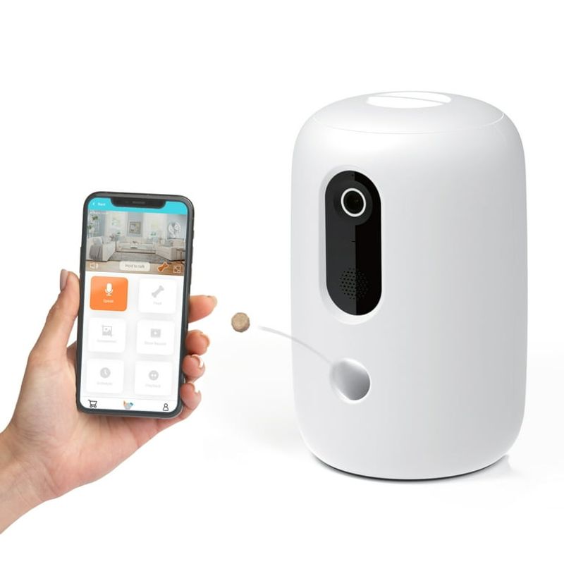 Pet Camera with Treat Dispenser