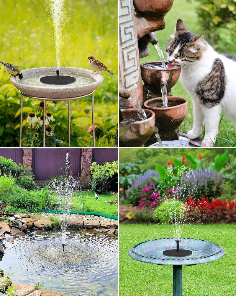 Solar-Powered Cat Fountain