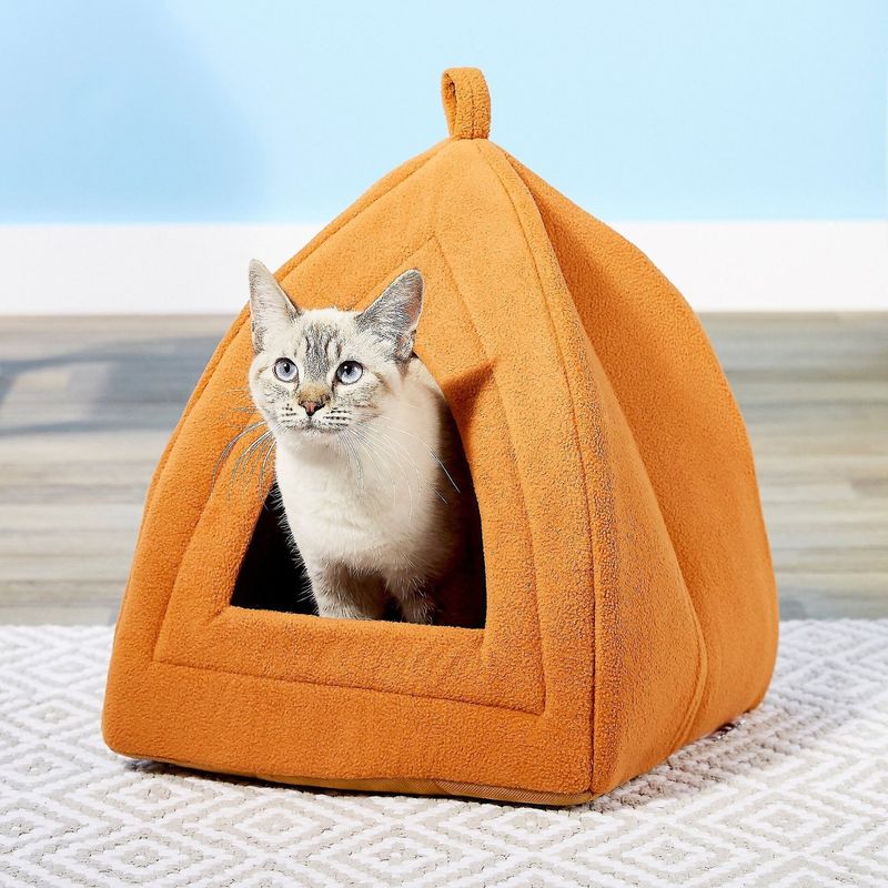 Frisco Plush Cat Igloo Bed