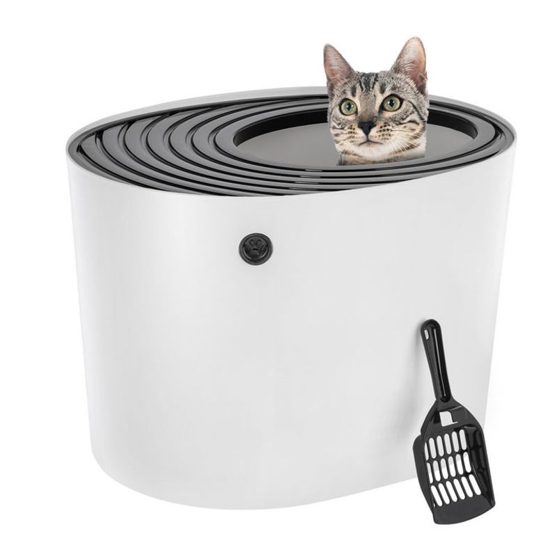 IRIS Top Entry Cat Litter Box