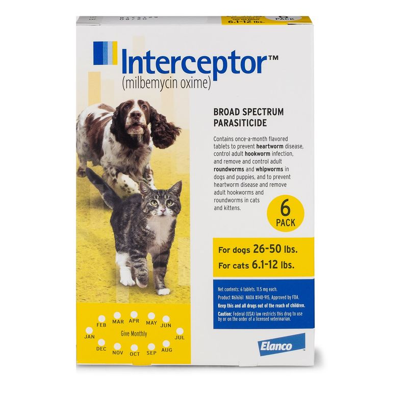 Interceptor (milbemycin oxime)