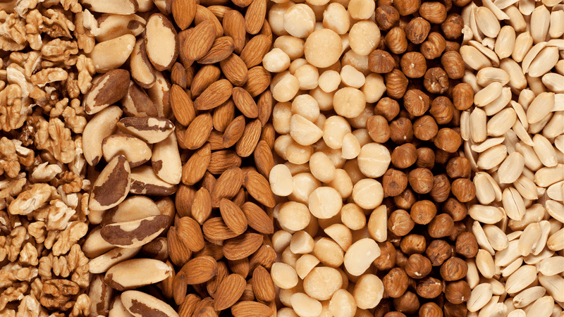 Nuts (e.g., Almonds, Walnuts)