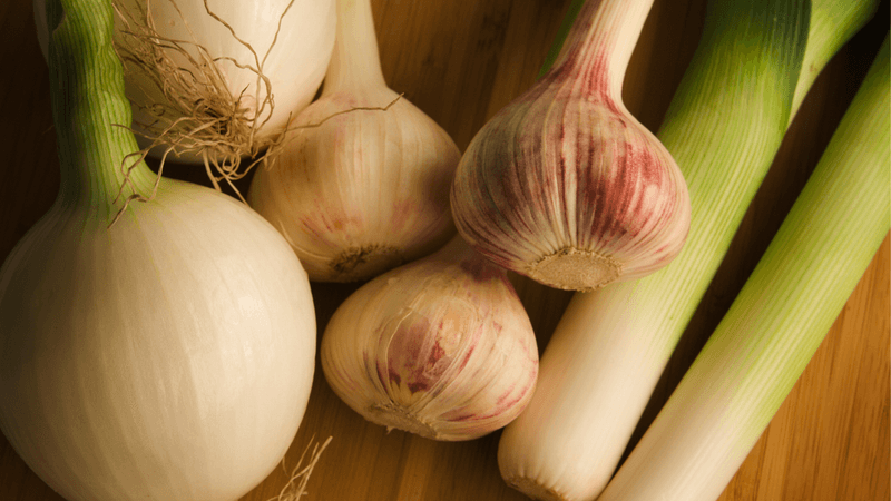 Onions, Garlic, and Chives