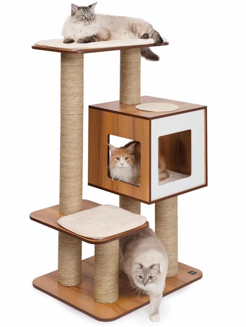 Vesper V-High Base Modern Cat Tree
